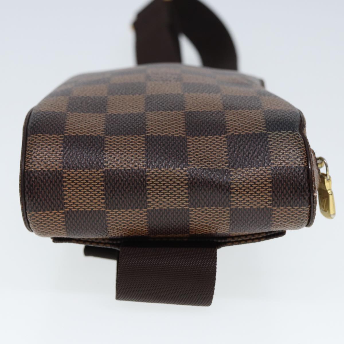 Louis Vuitton Geronimos Brown Canvas Shoulder Bag