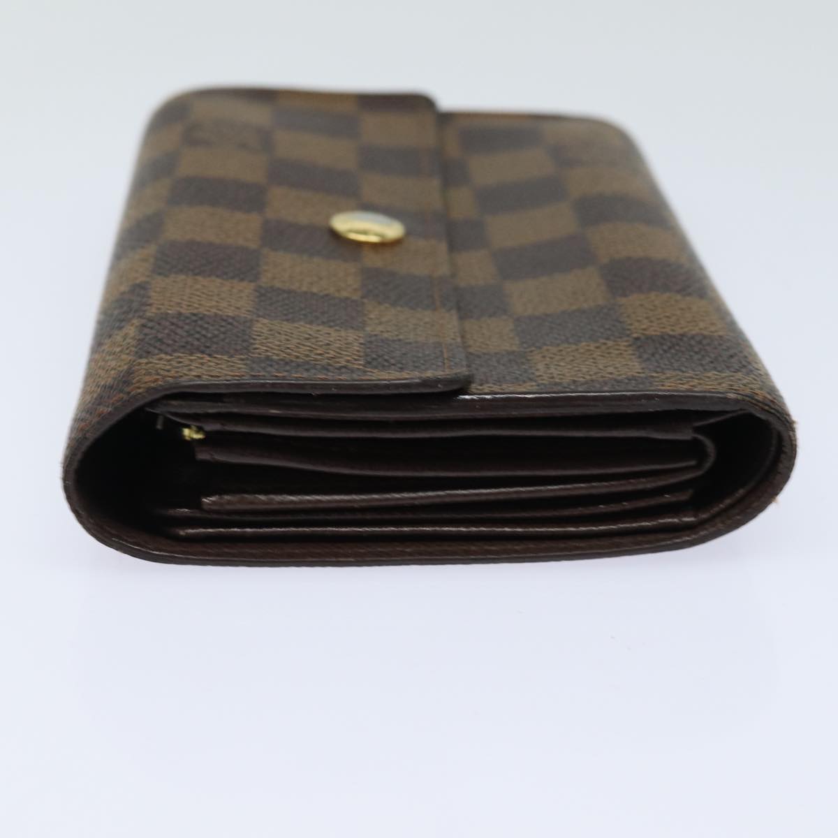 Louis Vuitton Alexandra Brown Canvas Wallet Accessories