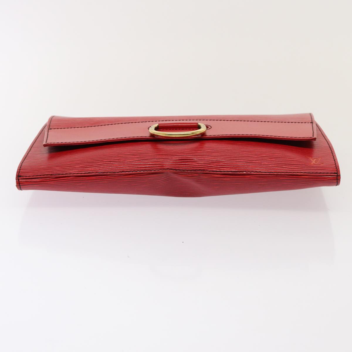 Louis Vuitton Jena Red Leather Clutch Bag