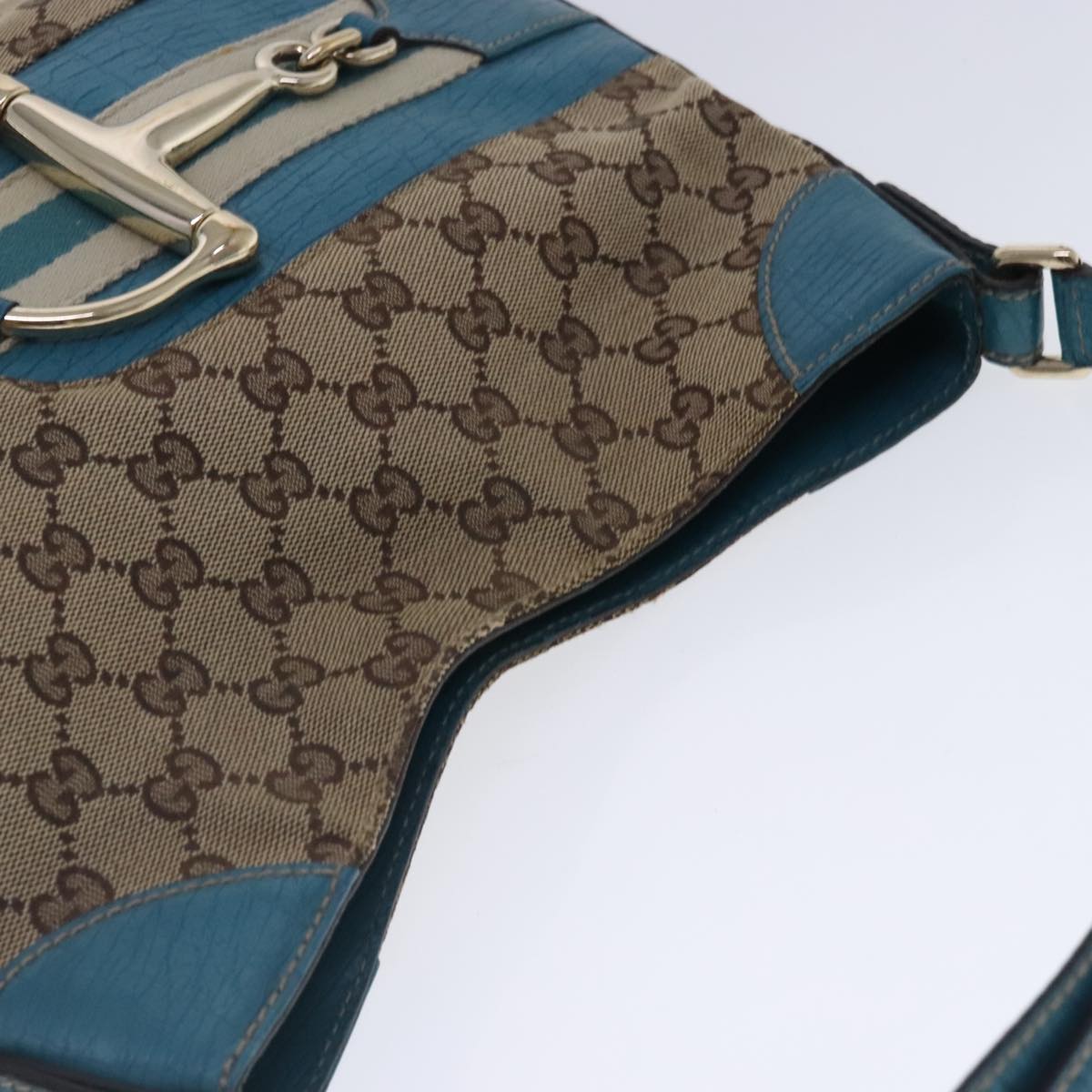 Gucci Beige Canvas Shoulder Bag