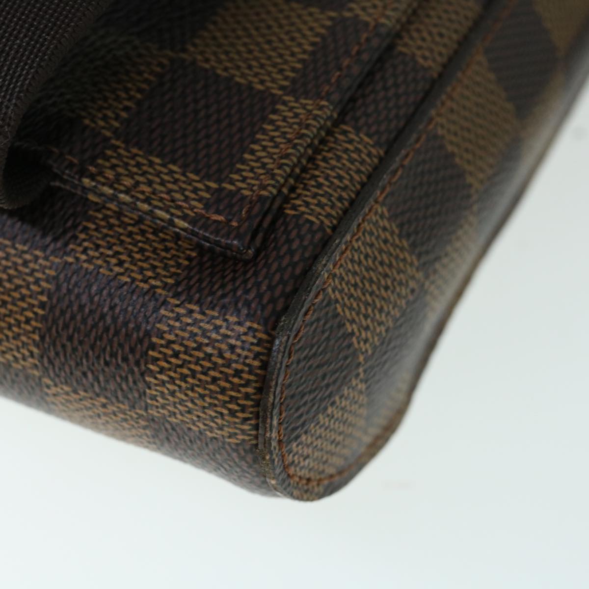 Louis Vuitton Geronimos Brown Canvas Shoulder Bag