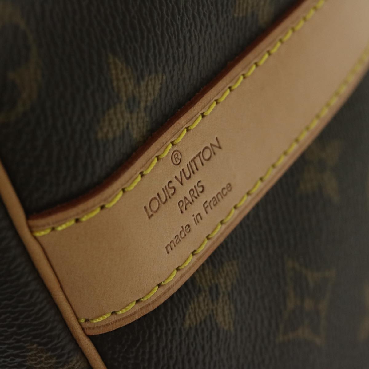 Louis Vuitton Keepall Bandoulière 60 Brown Canvas Shoulder Bag