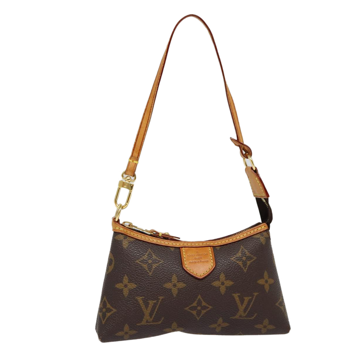 Louis Vuitton Delightful Brown Canvas Clutch Bag