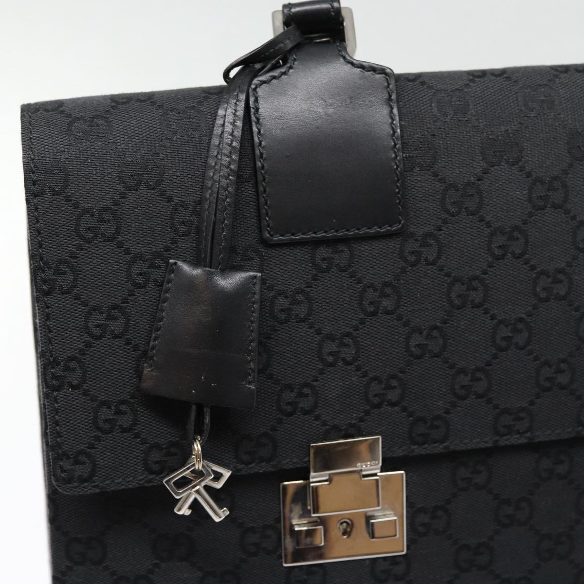 Gucci GG canvas Black Canvas Briefcase Bag