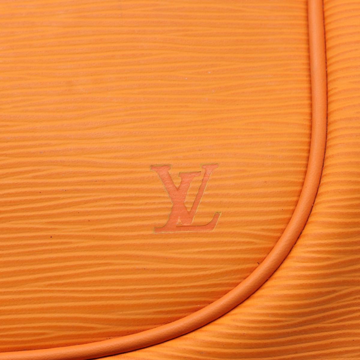 Louis Vuitton Danura Orange Leather Hand Bag