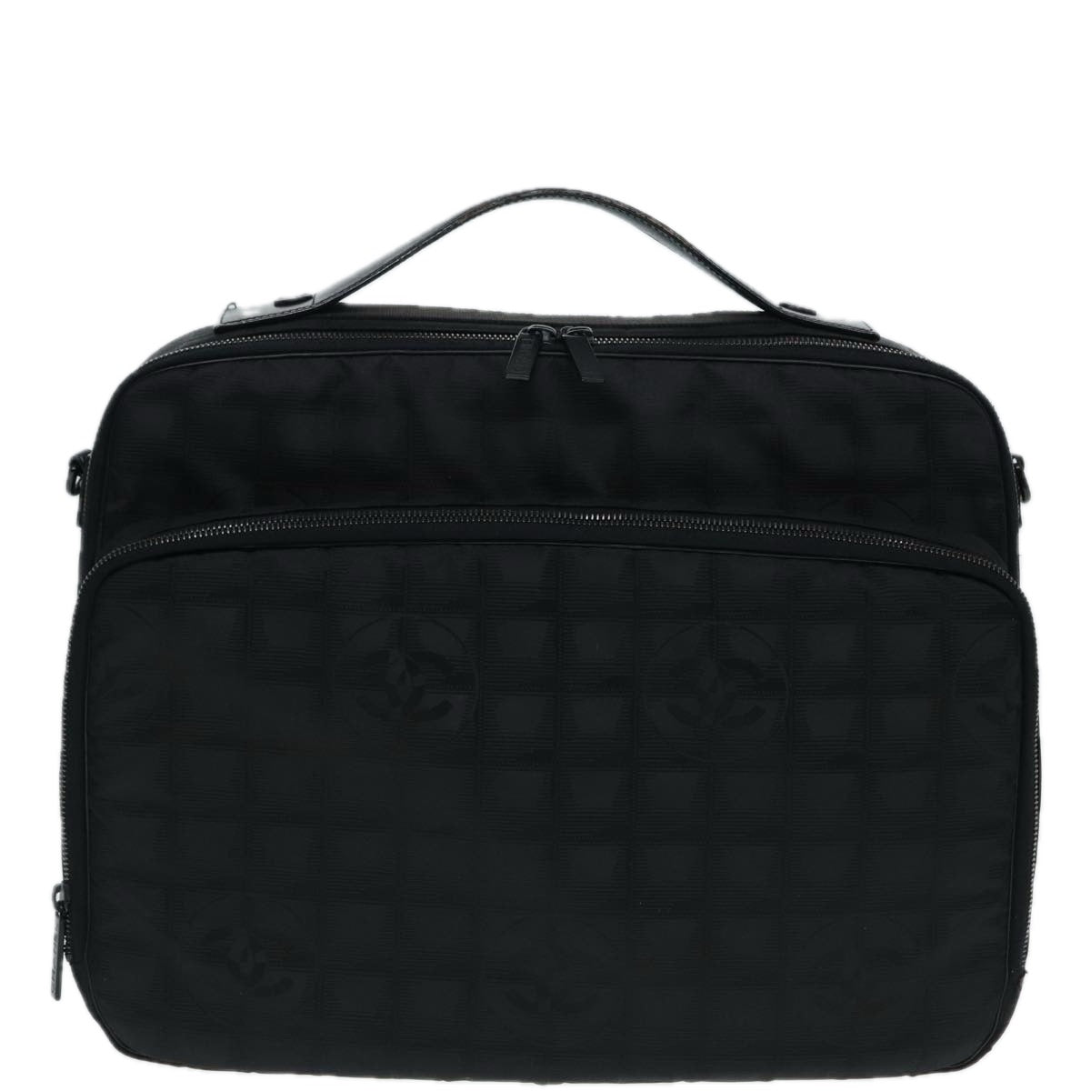 Chanel Travel line Black Synthetic Travel Bag