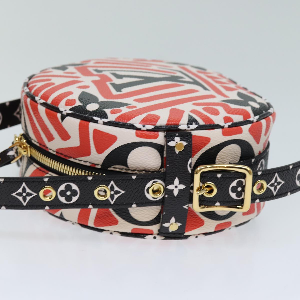 Louis Vuitton Boîte Chapeau Souple Red Canvas Shoulder Bag