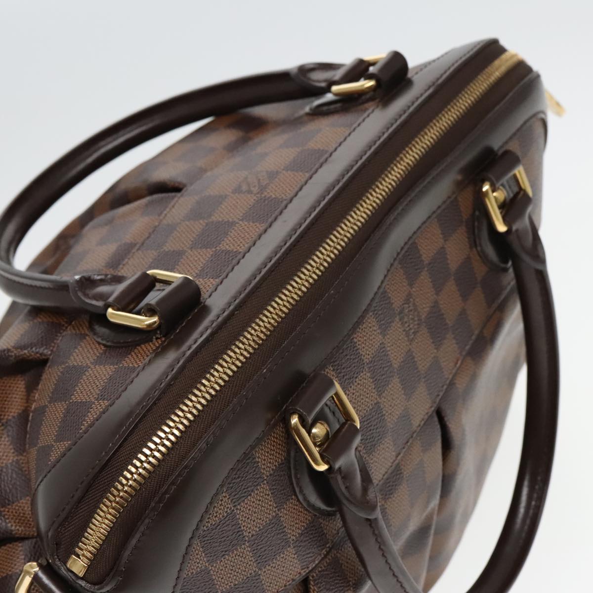 Louis Vuitton Trevi Brown Canvas Hand Bag