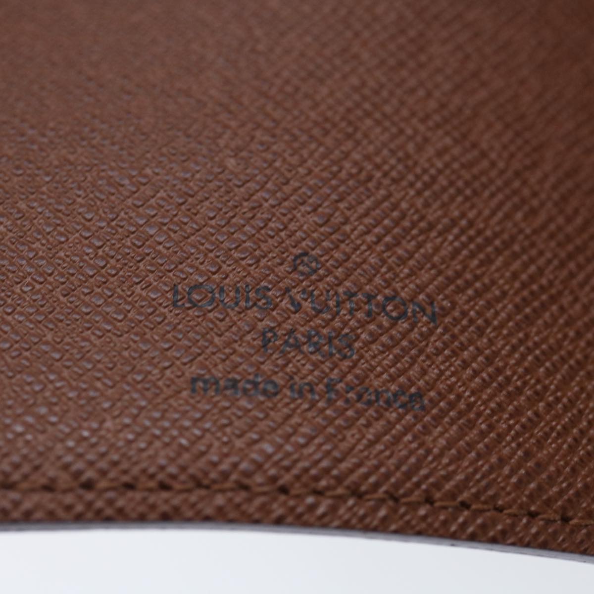 Louis Vuitton Agenda MM Brown Canvas Wallet Accessories