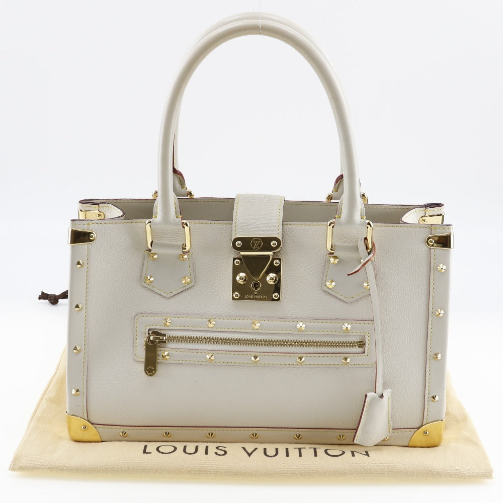 Louis Vuitton Fabuleux Ecru Leather Hand Bag