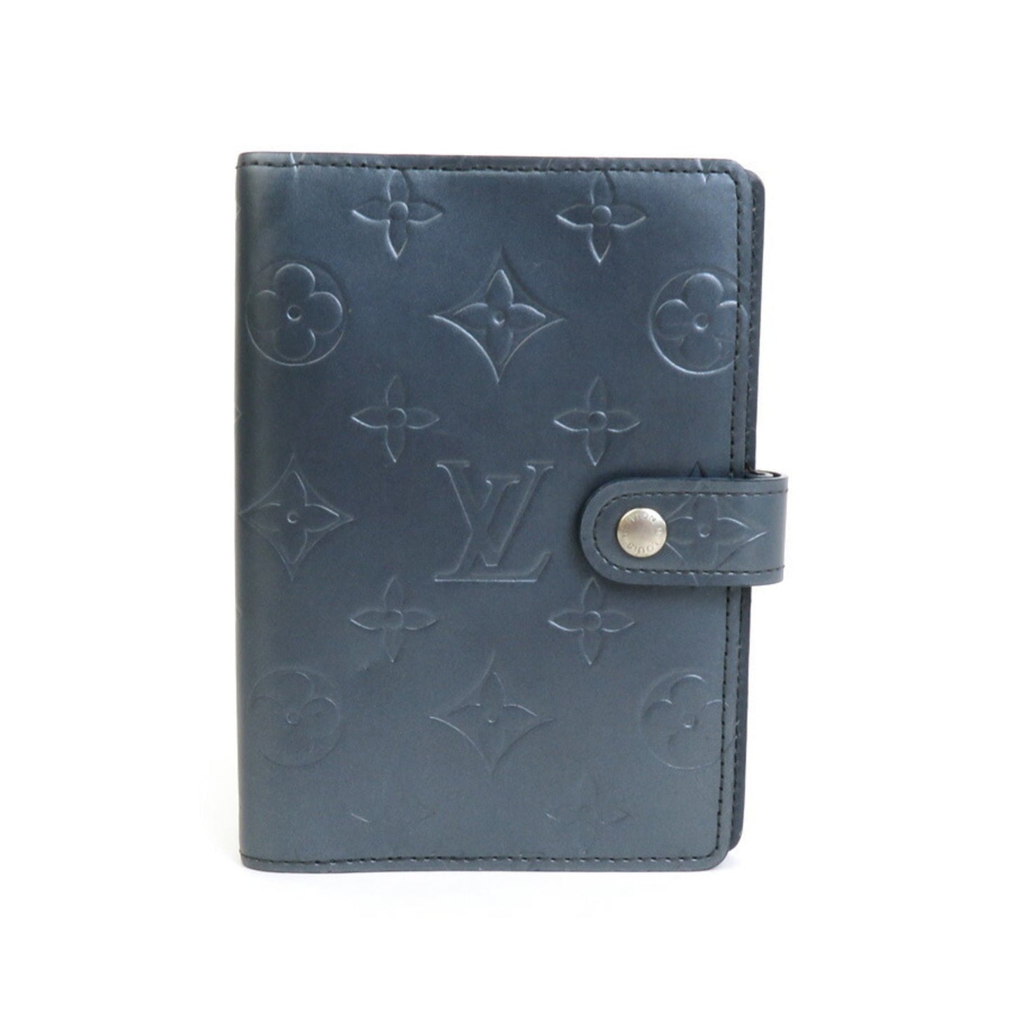 Louis Vuitton Agenda PM Navy Canvas Wallet Accessories