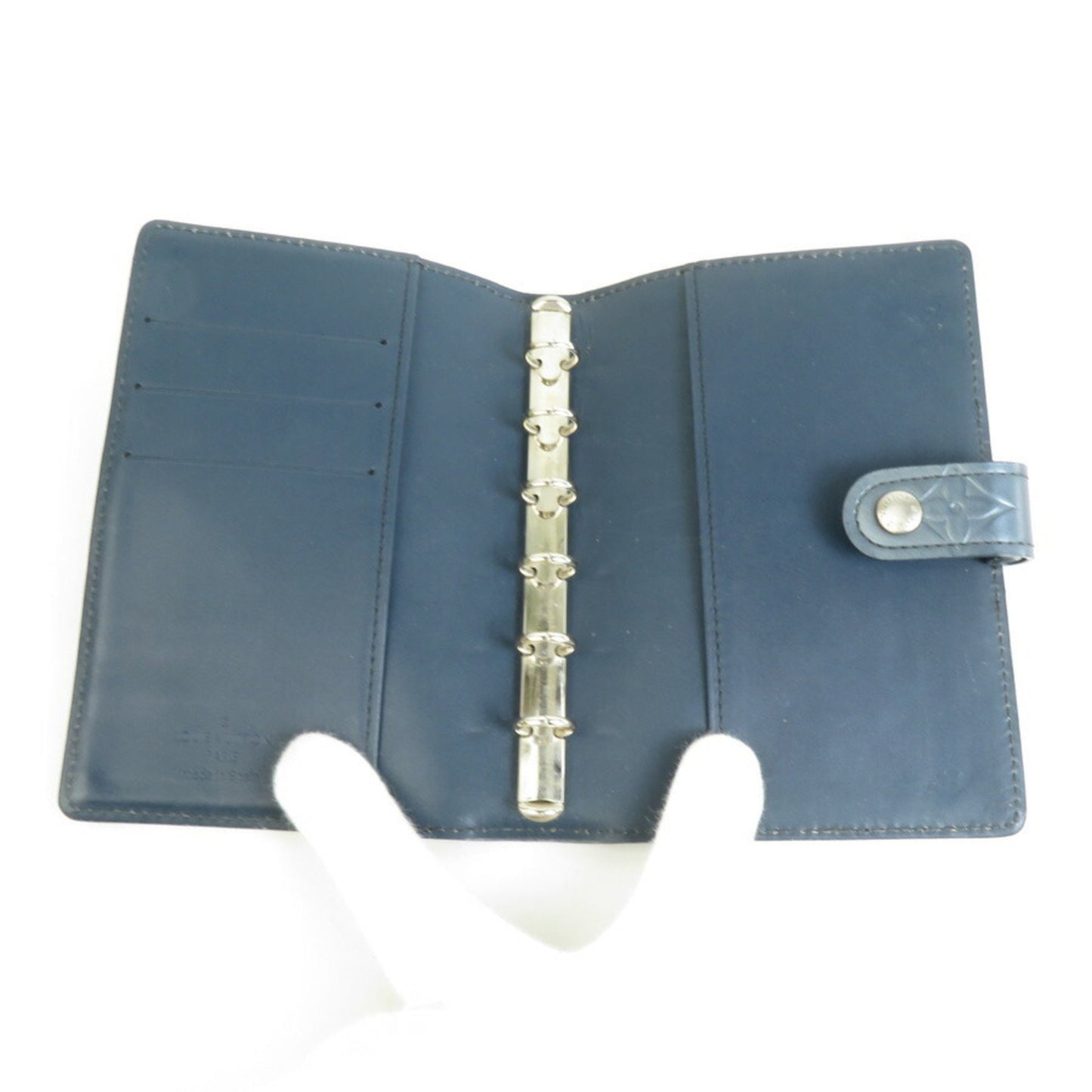 Louis Vuitton Agenda PM Navy Canvas Wallet Accessories