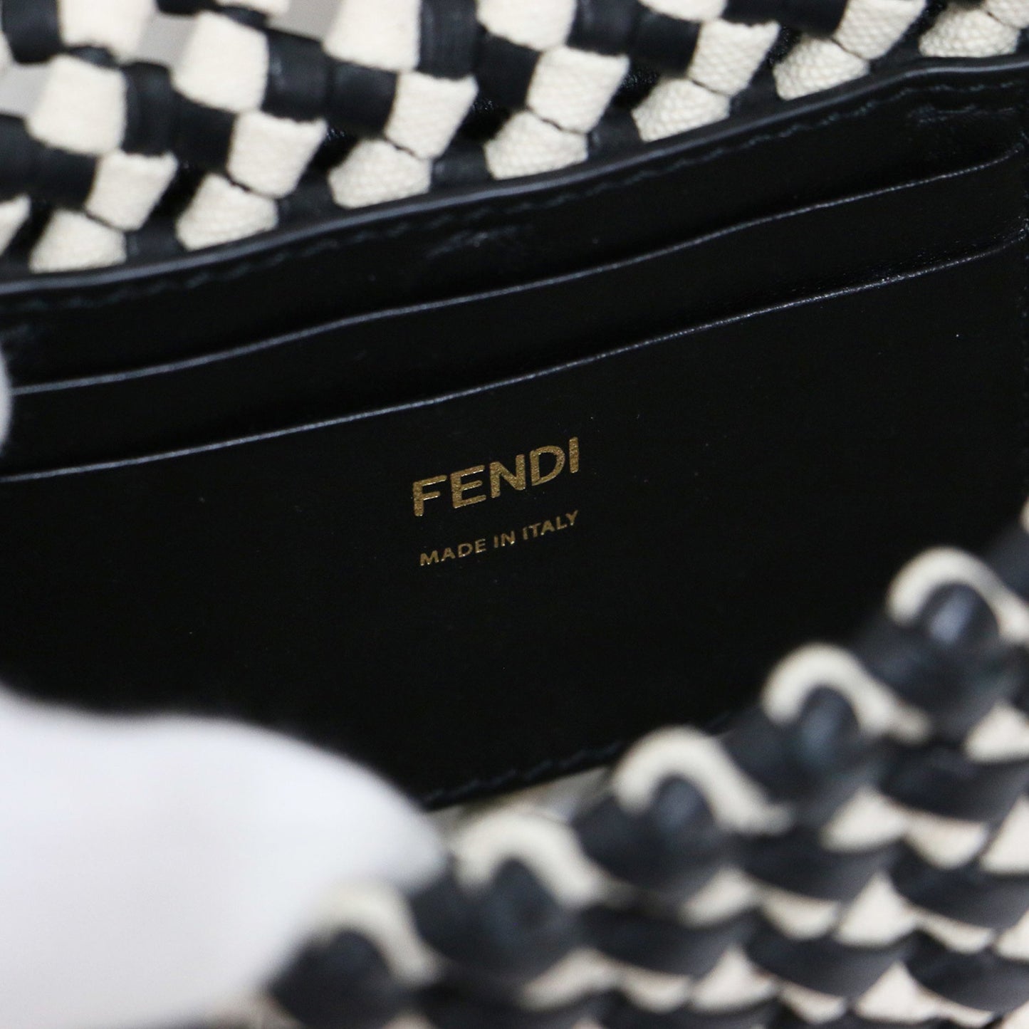 Fendi Black Leather Shoulder Bag