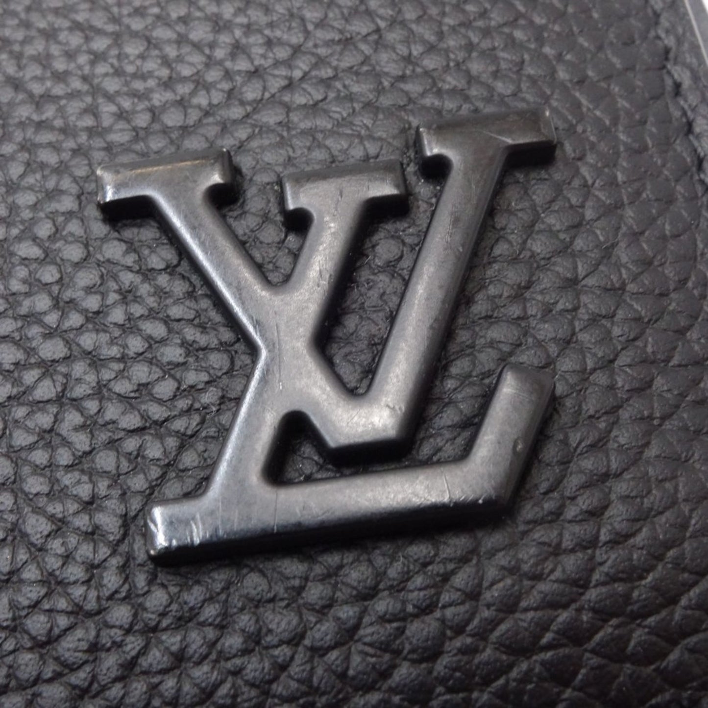 Louis Vuitton Portefeuille Brazza Black Leather Wallet Accessories