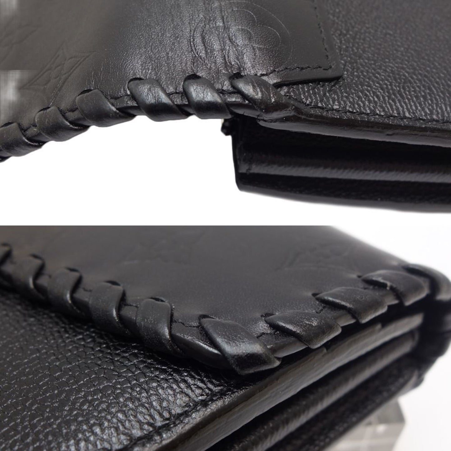 Louis Vuitton Very Black Leather Wallet Accessories