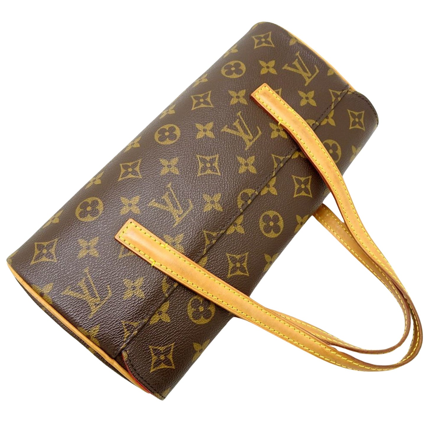 Louis Vuitton Brown Canvas Hand Bag