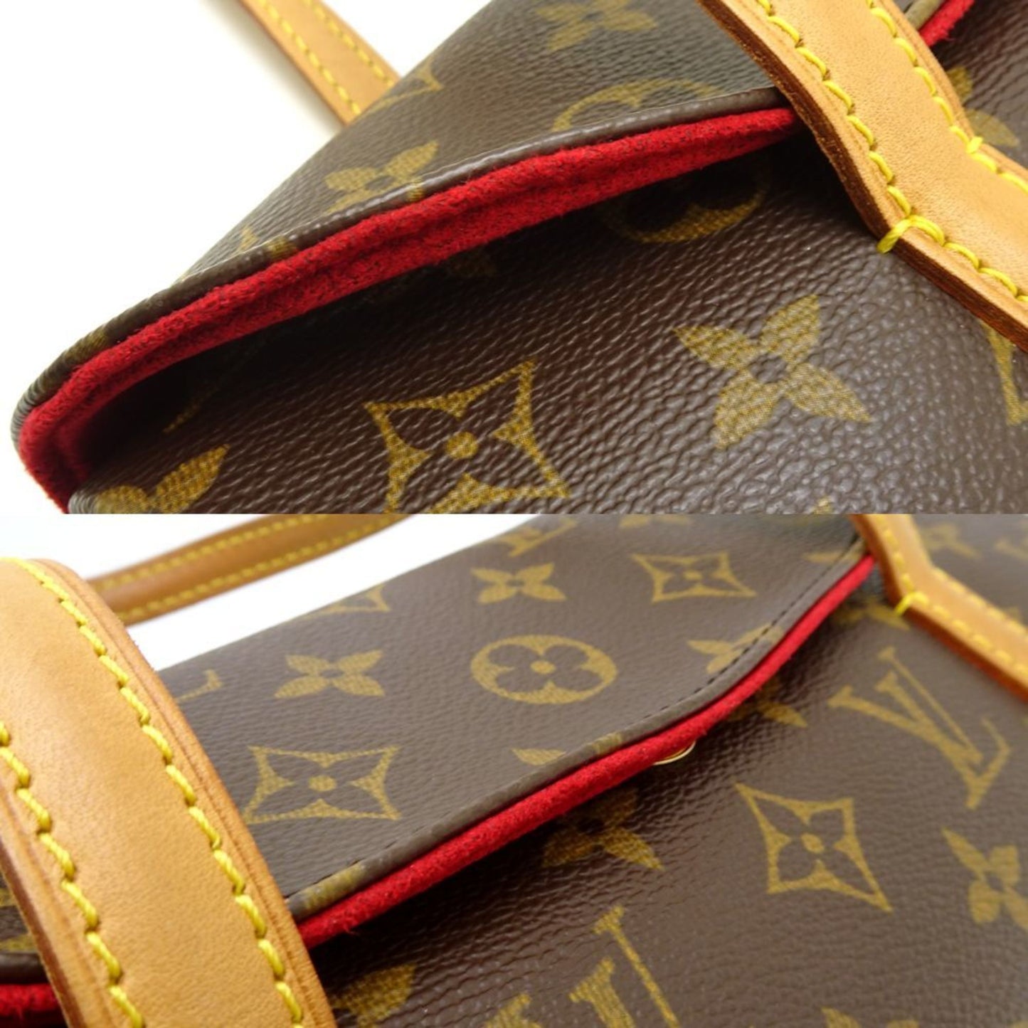 Louis Vuitton Brown Canvas Hand Bag