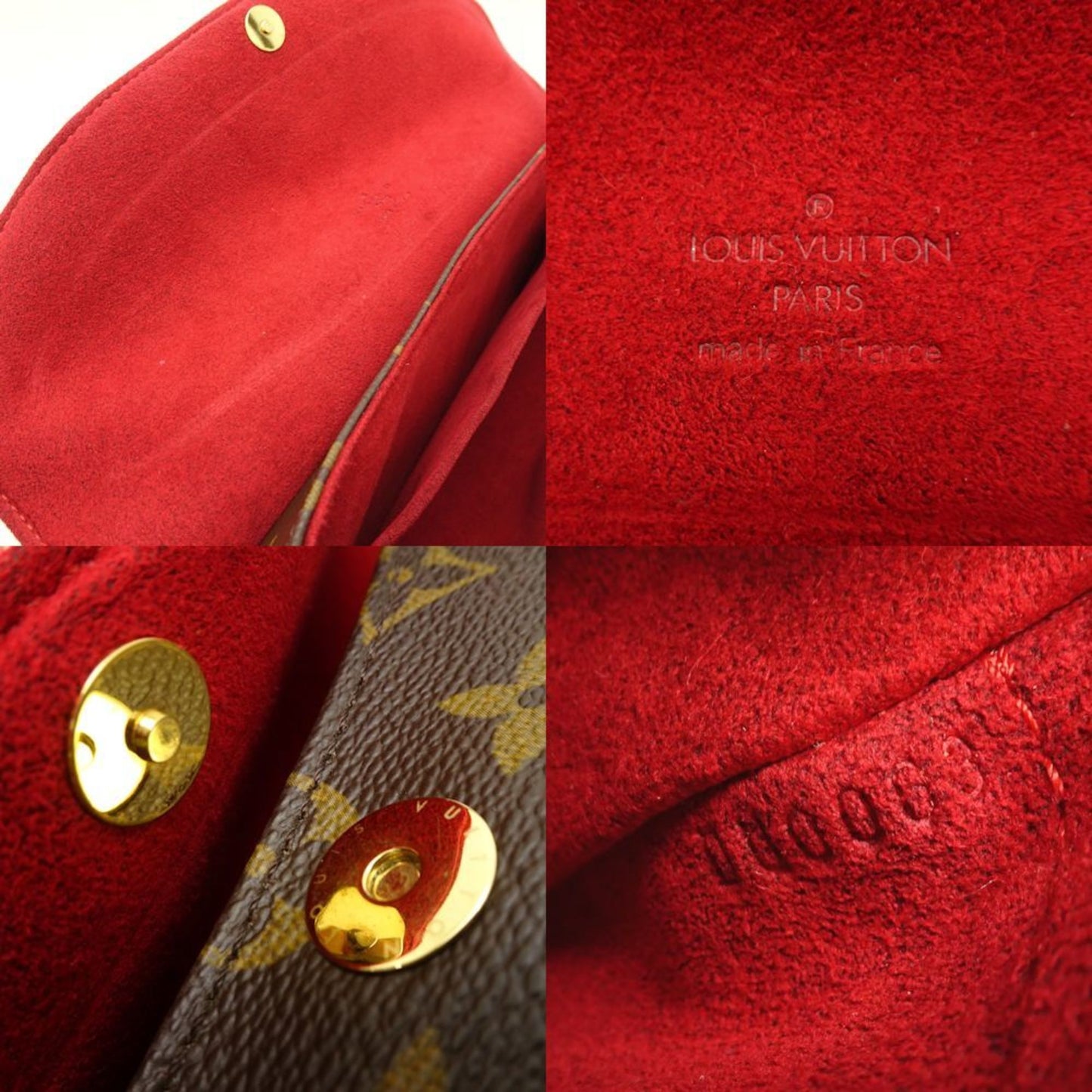 Louis Vuitton Brown Canvas Hand Bag