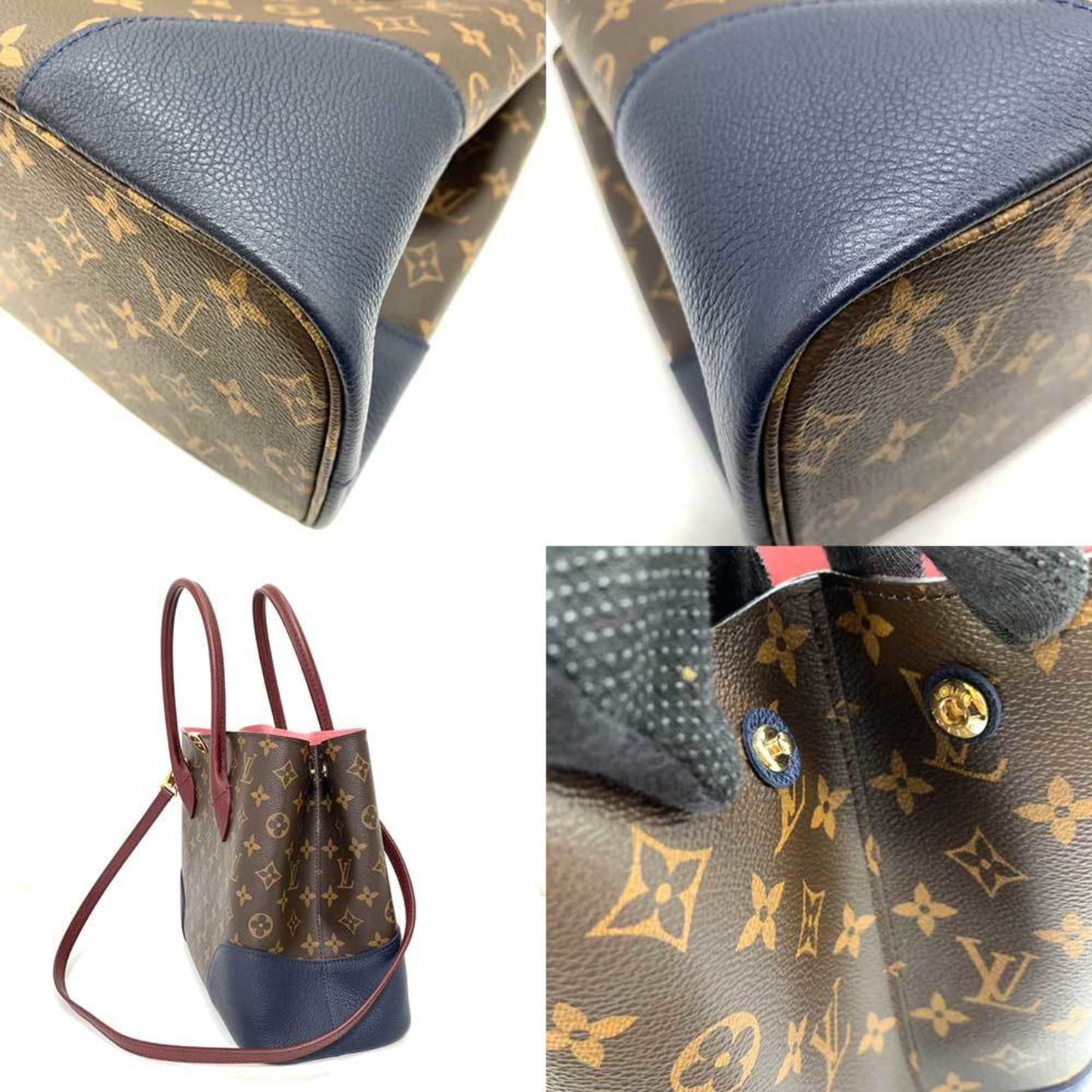 Louis Vuitton Flandrin Brown Canvas Hand Bag