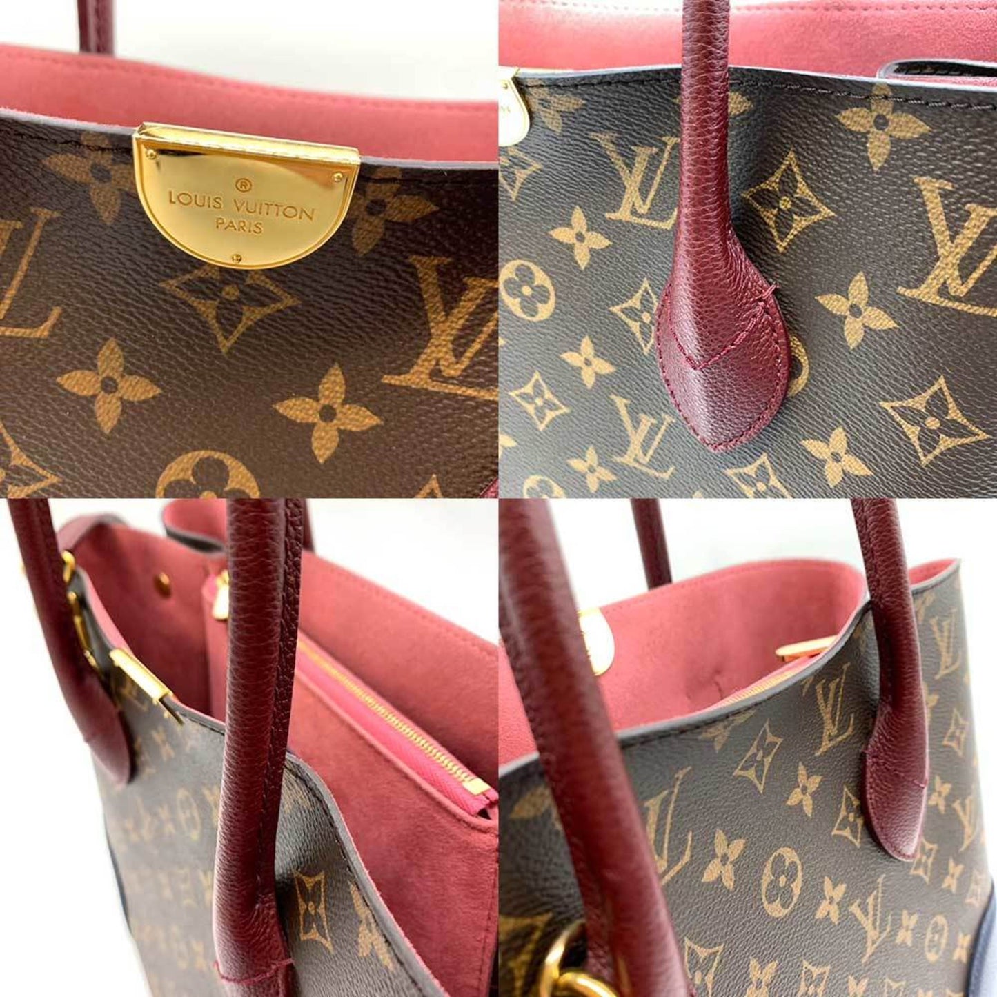 Louis Vuitton Flandrin Brown Canvas Hand Bag