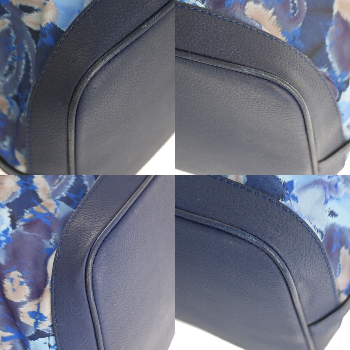 Louis Vuitton Noefull MM Blue Synthetic Shoulder Bag