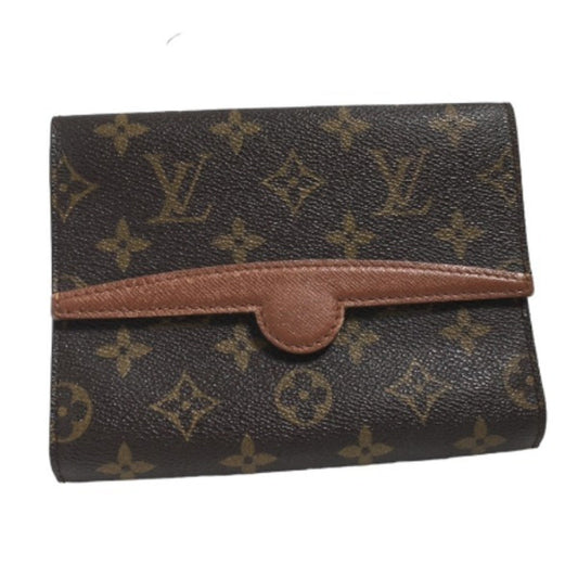 Louis Vuitton Arche Brown Canvas Clutch Bag