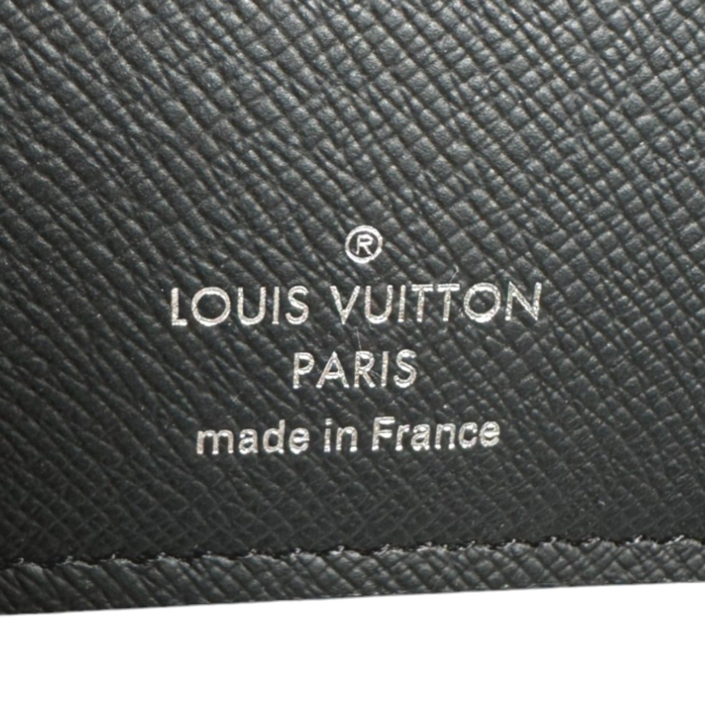 Louis Vuitton Brazza Black Leather Wallet Accessories