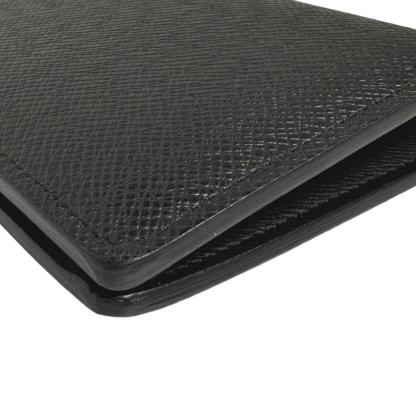 Louis Vuitton Brazza Black Leather Wallet Accessories