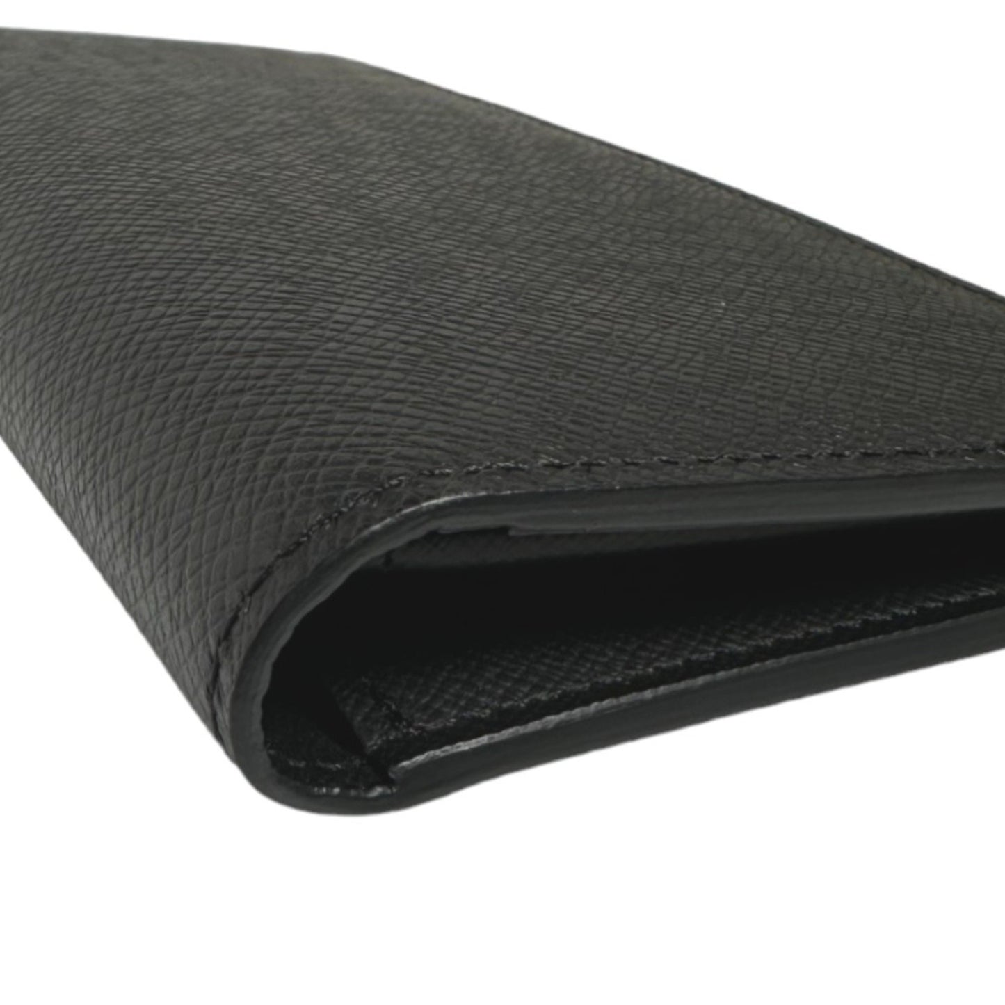 Louis Vuitton Brazza Black Leather Wallet Accessories