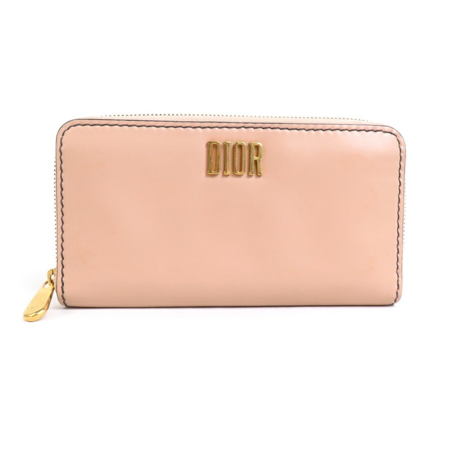 Dior Pink Leather Wallet Accessories