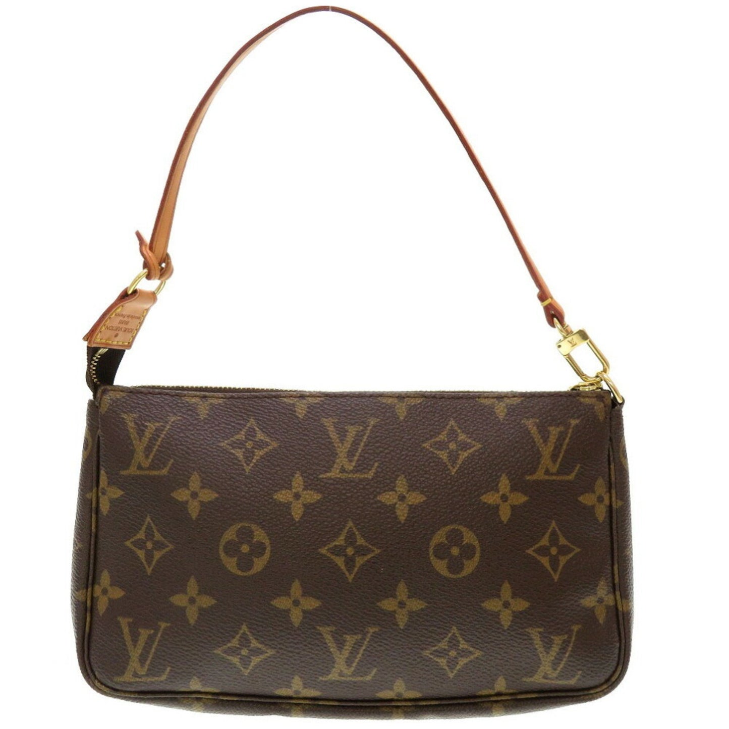 Louis Vuitton Pochette accessoires Brown Canvas Clutch Bag