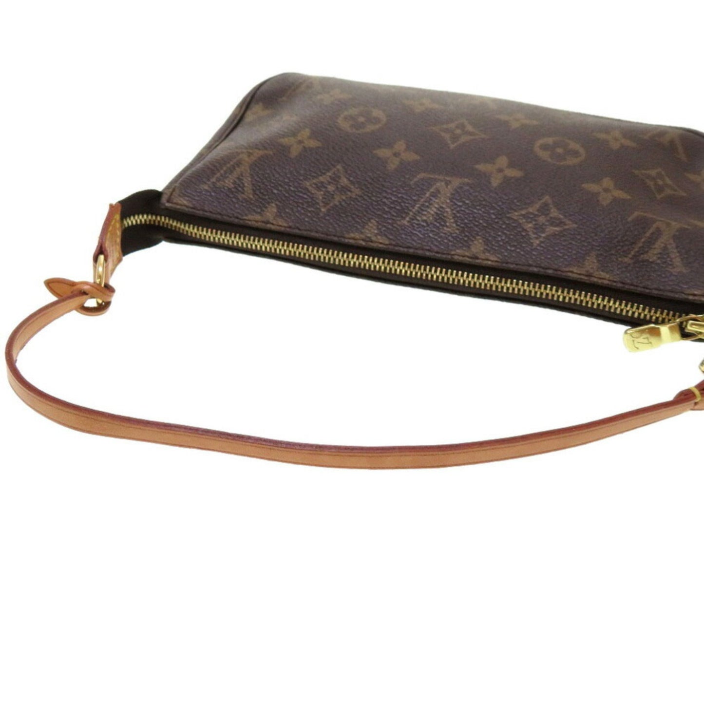 Louis Vuitton Pochette accessoires Brown Canvas Clutch Bag