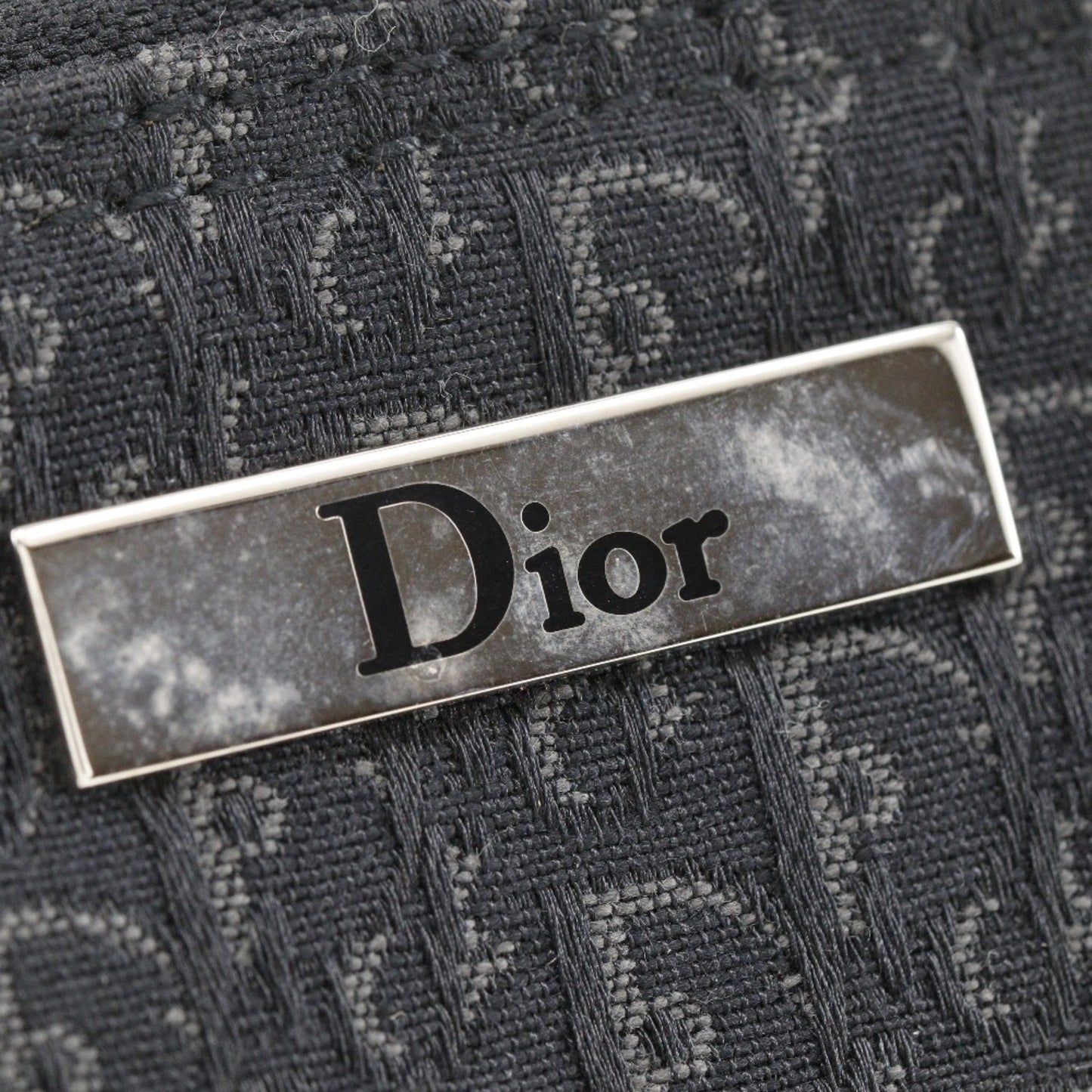 Dior Black Canvas Hand Bag