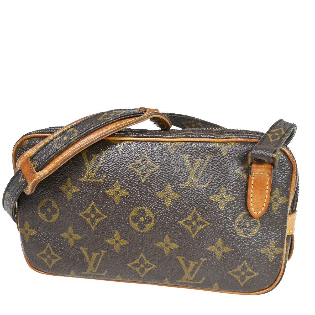 Louis Vuitton Marly Brown Canvas Shoulder Bag