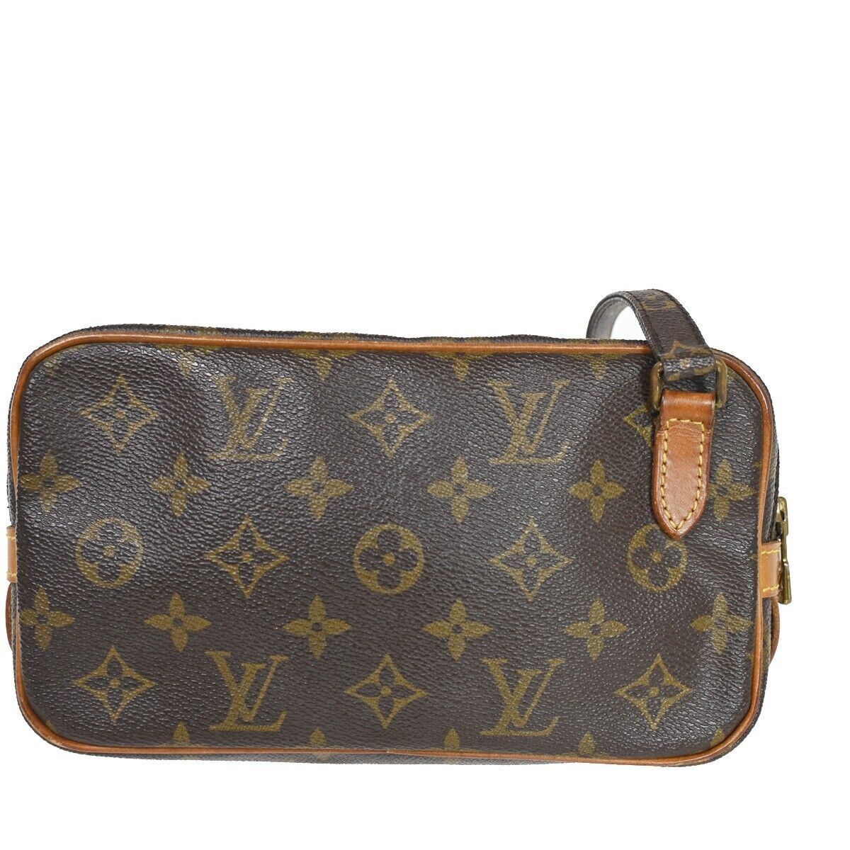 Louis Vuitton Marly Brown Canvas Shoulder Bag