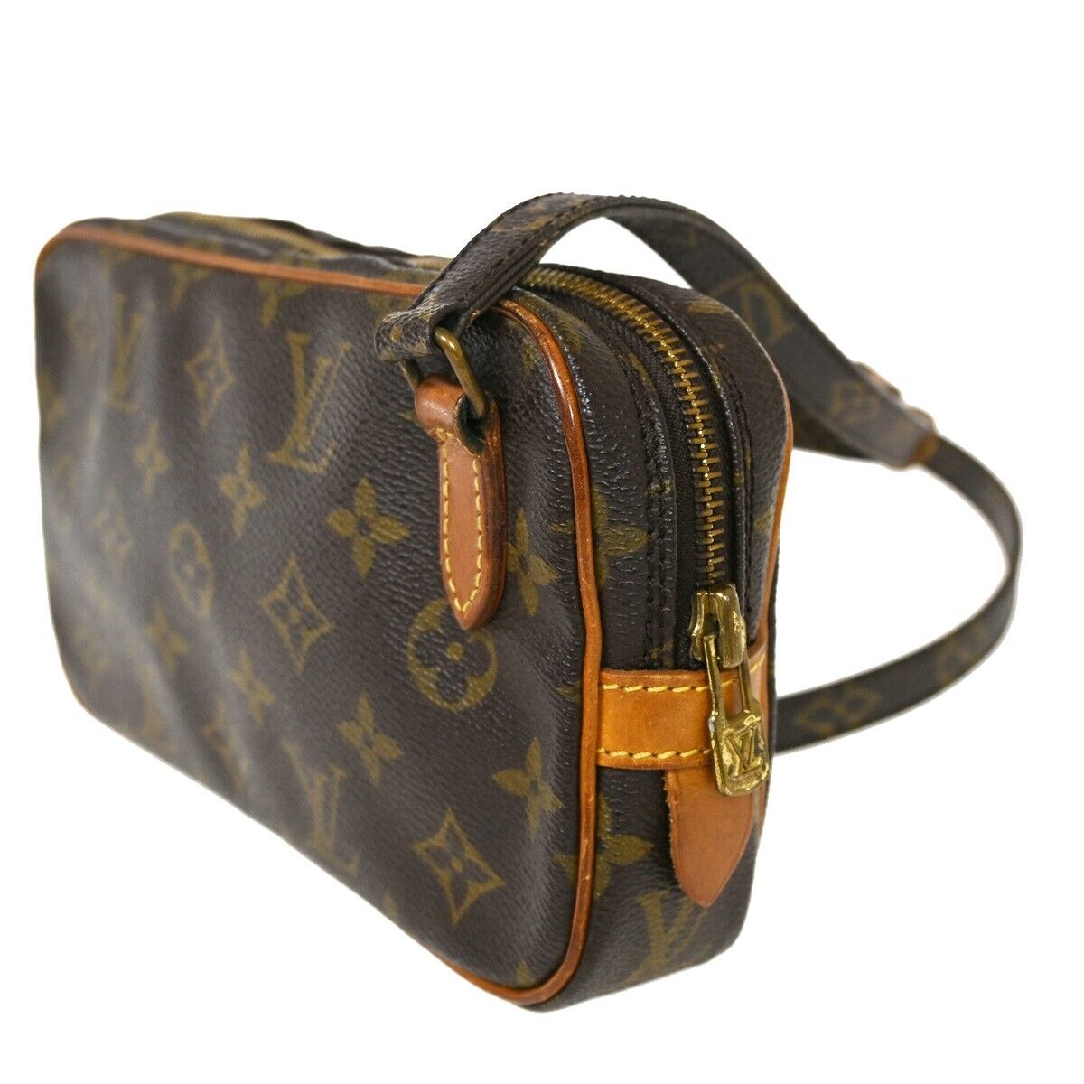 Louis Vuitton Marly Brown Canvas Shoulder Bag