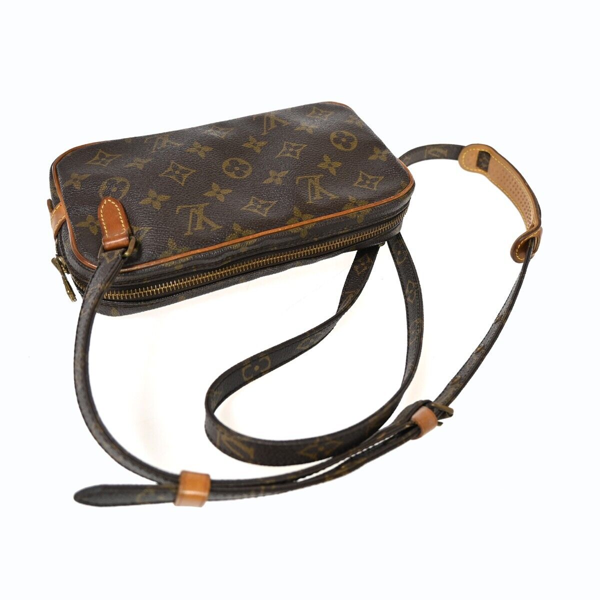 Louis Vuitton Marly Brown Canvas Shoulder Bag