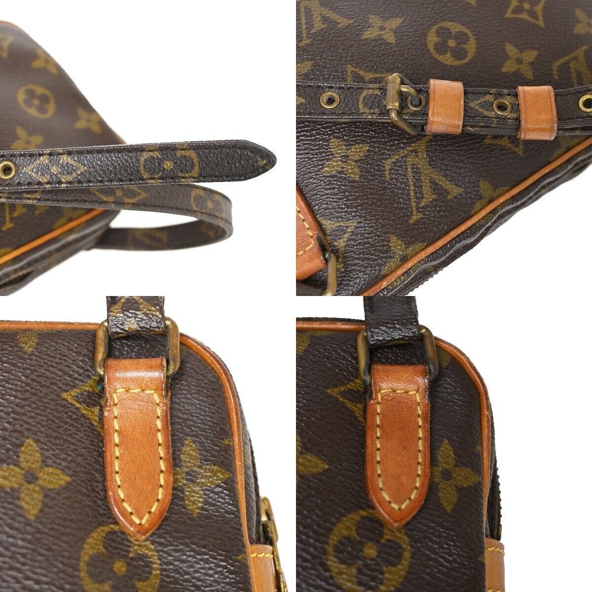 Louis Vuitton Marly Brown Canvas Shoulder Bag