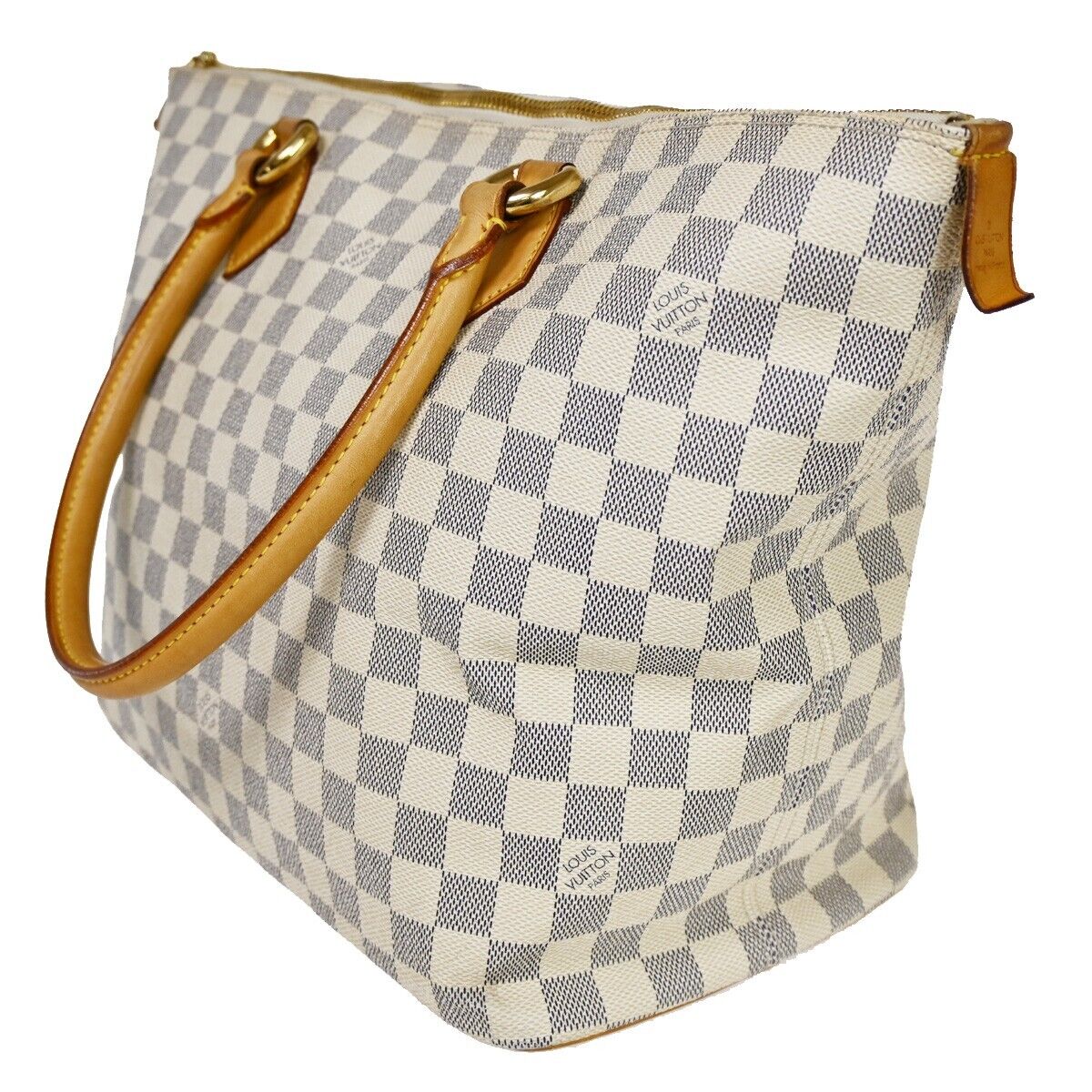 Louis Vuitton Saleya White Canvas Shoulder Bag