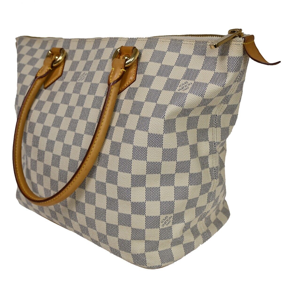 Louis Vuitton Saleya White Canvas Shoulder Bag