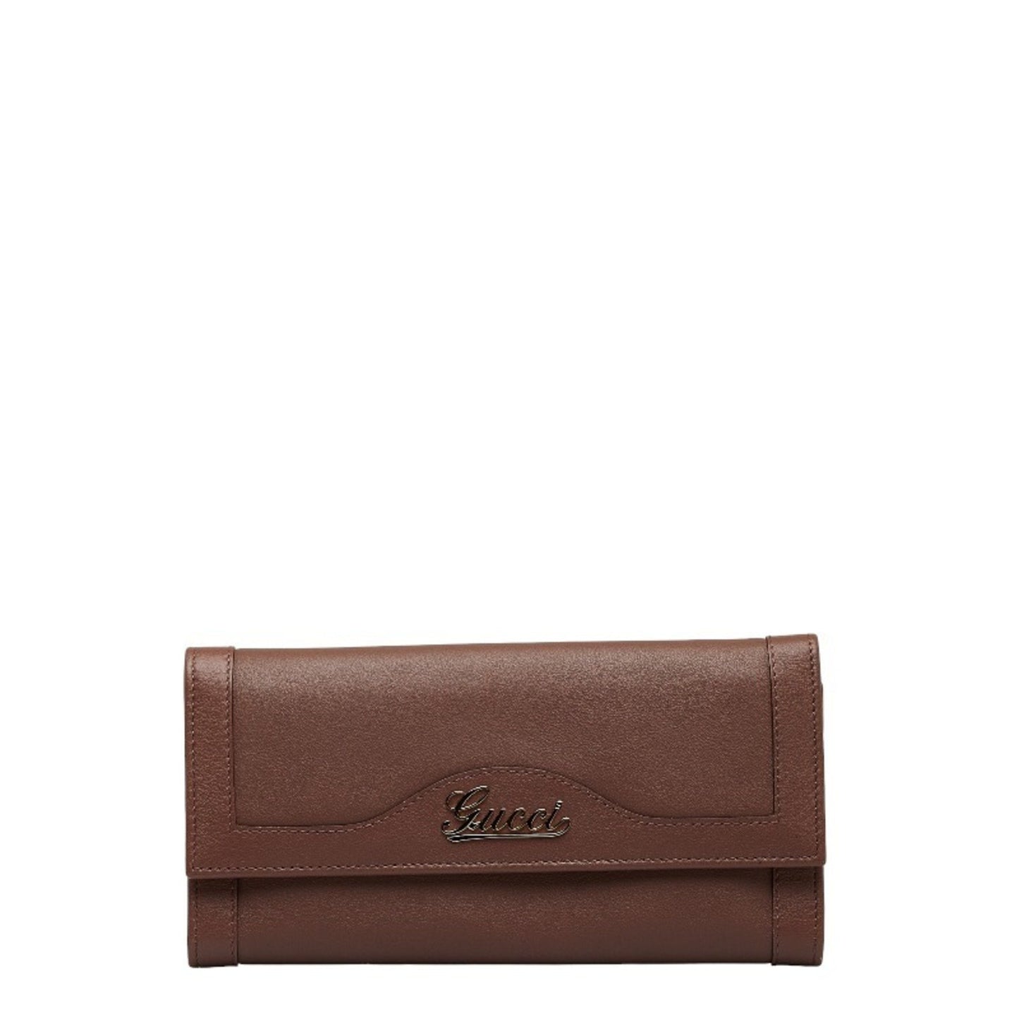 Gucci Brown Leather Wallet Accessories