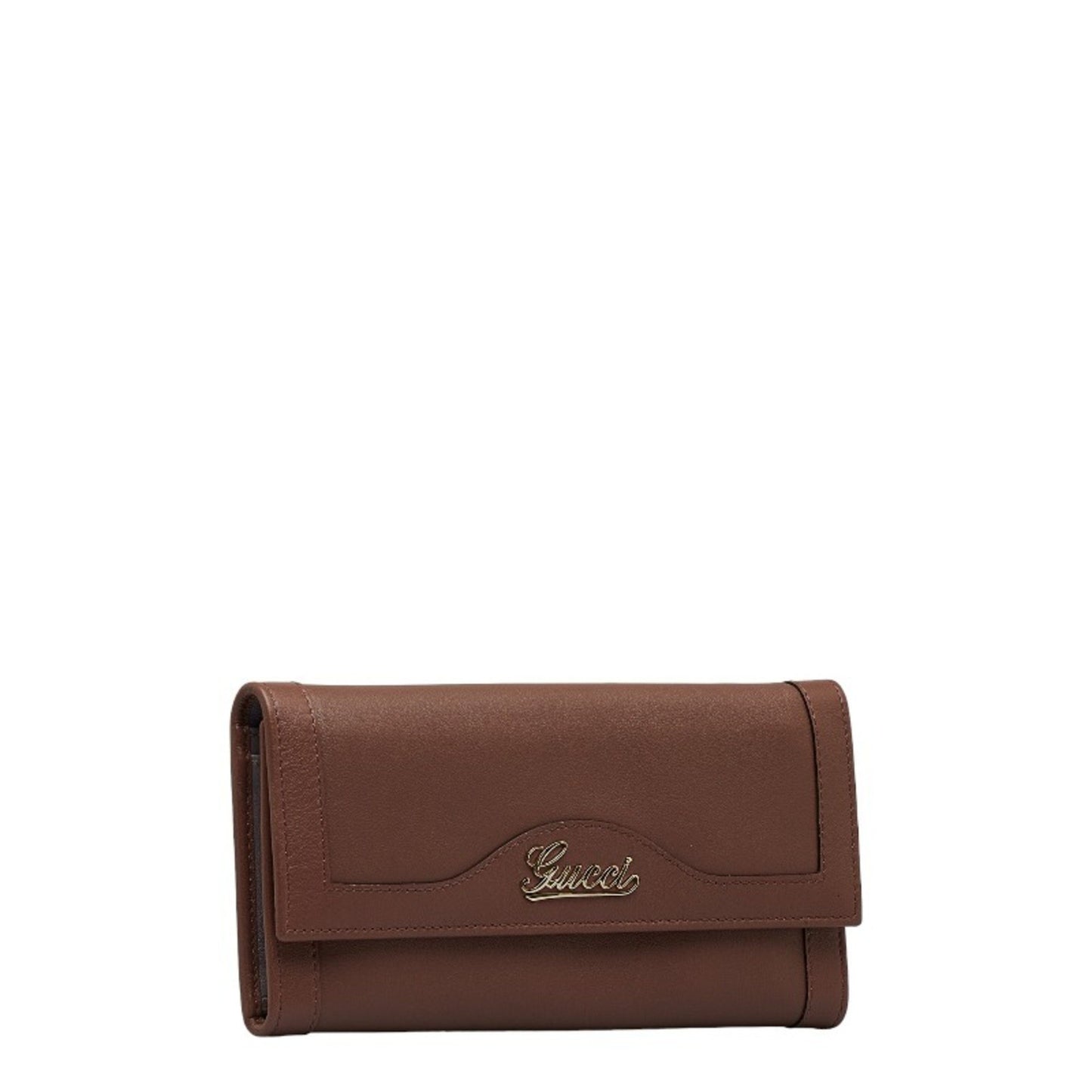 Gucci Brown Leather Wallet Accessories