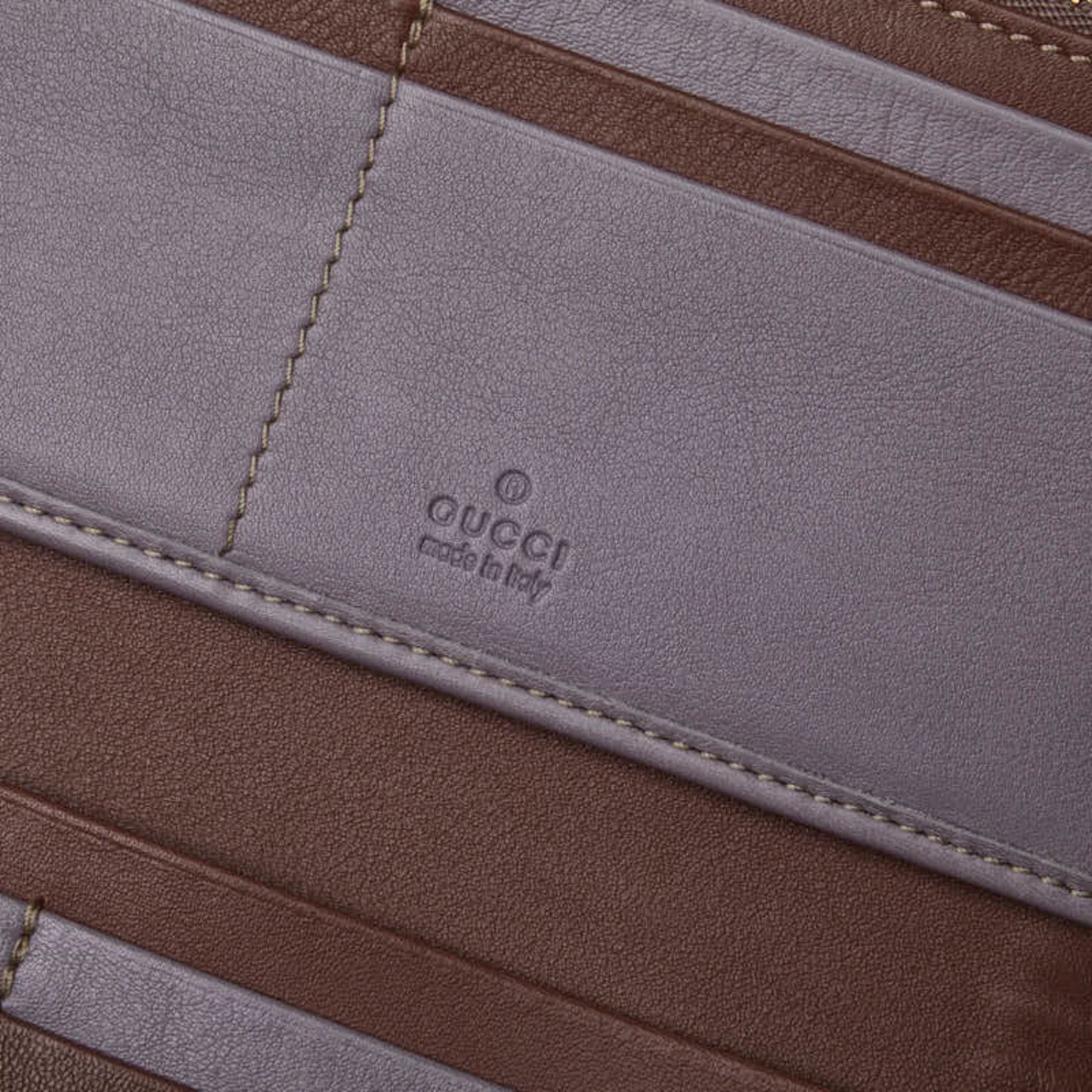 Gucci Brown Leather Wallet Accessories