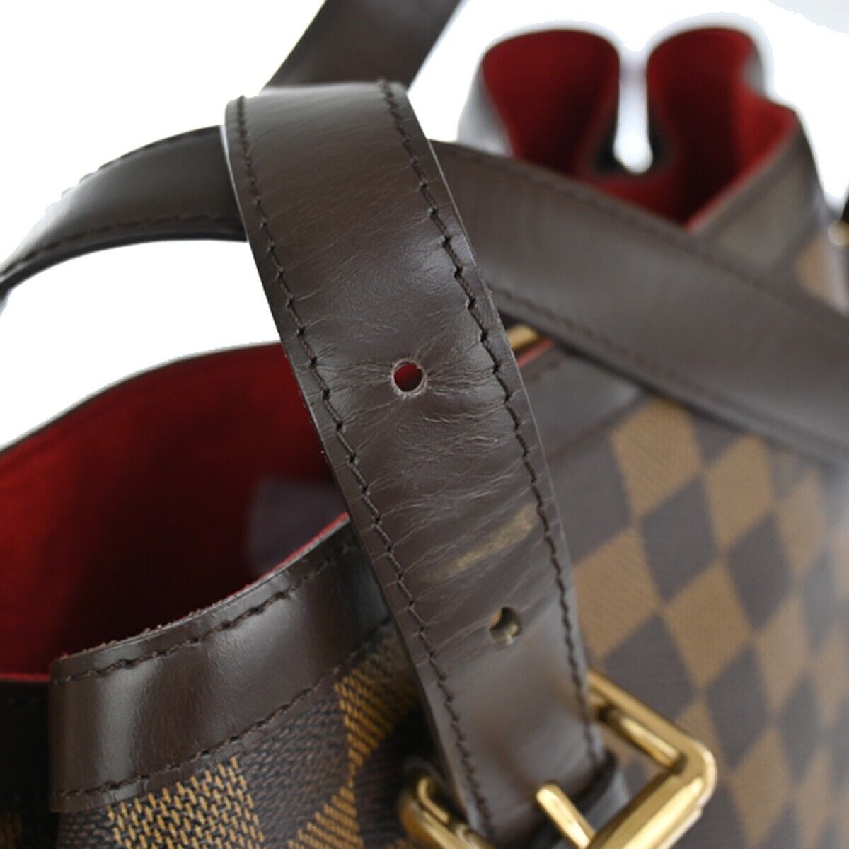 Louis Vuitton Hampstead Brown Canvas Tote Bag