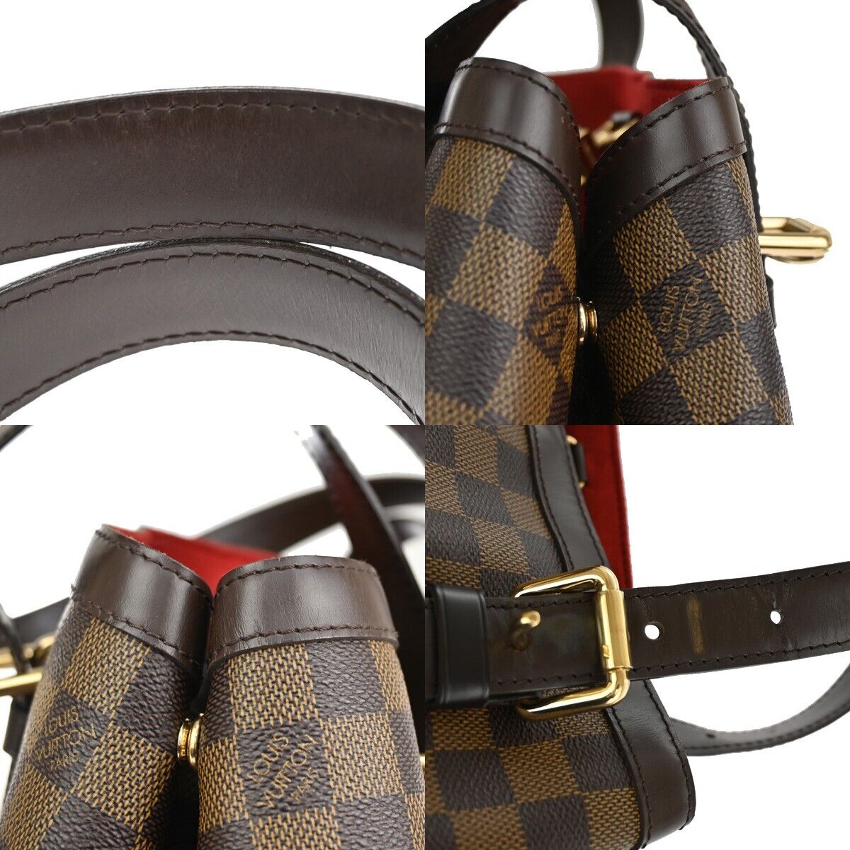 Louis Vuitton Hampstead Brown Canvas Tote Bag