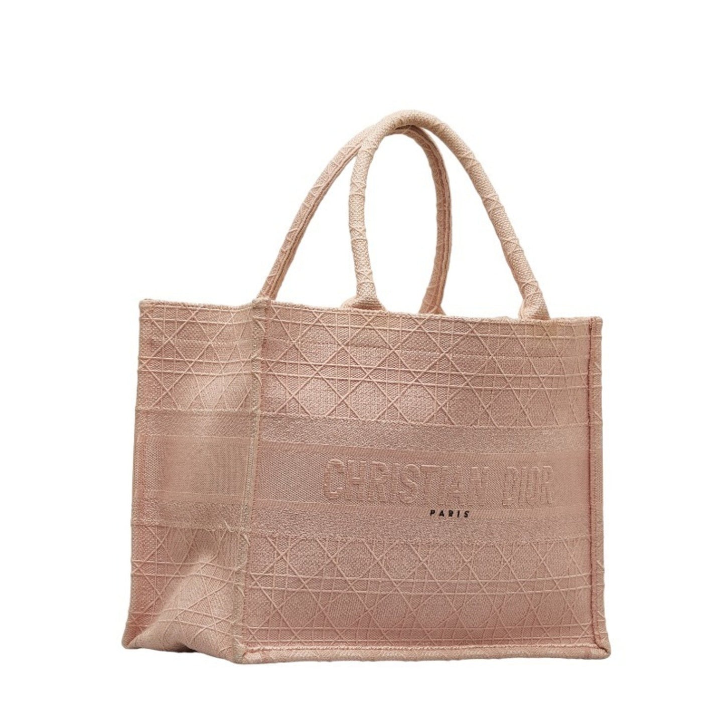 Dior Book Tote Pink Canvas Tote Bag