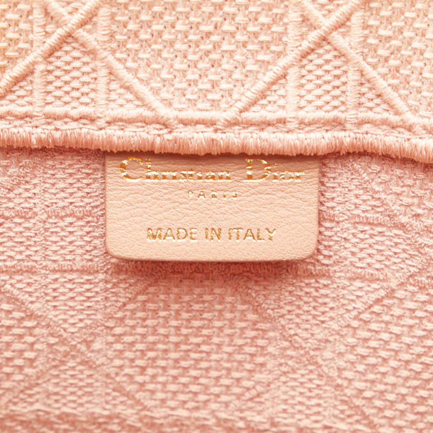 Dior Book Tote Pink Canvas Tote Bag