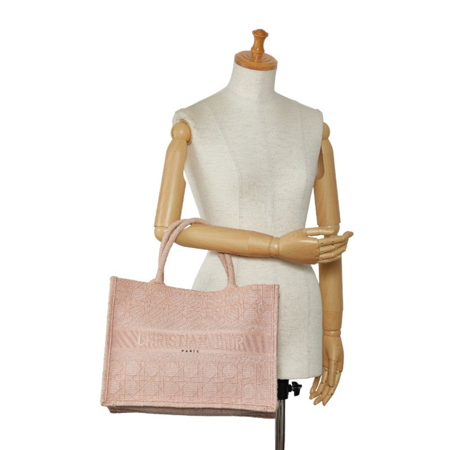 Dior Book Tote Pink Canvas Tote Bag