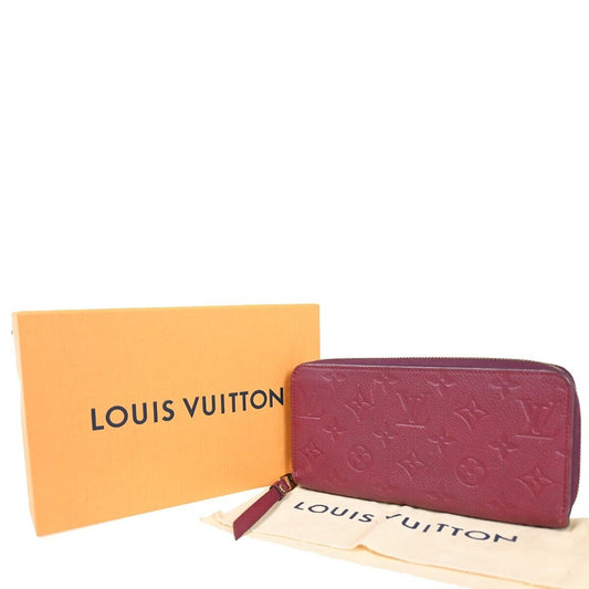 Louis Vuitton Portefeuille zippy Purple Leather Wallet Accessories