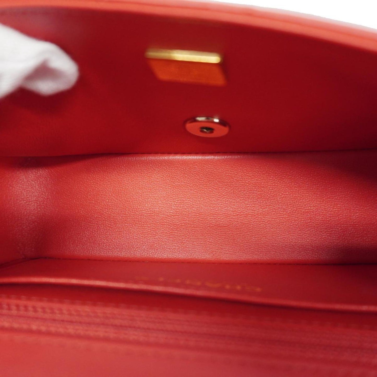 Chanel Timeless Red Leather Shoulder Bag